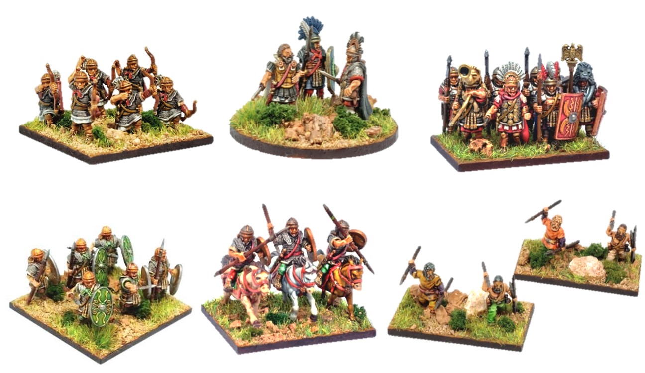 Figurines Roman ADLG DBA Hail Caesar Impetus Warmaster Warhammer